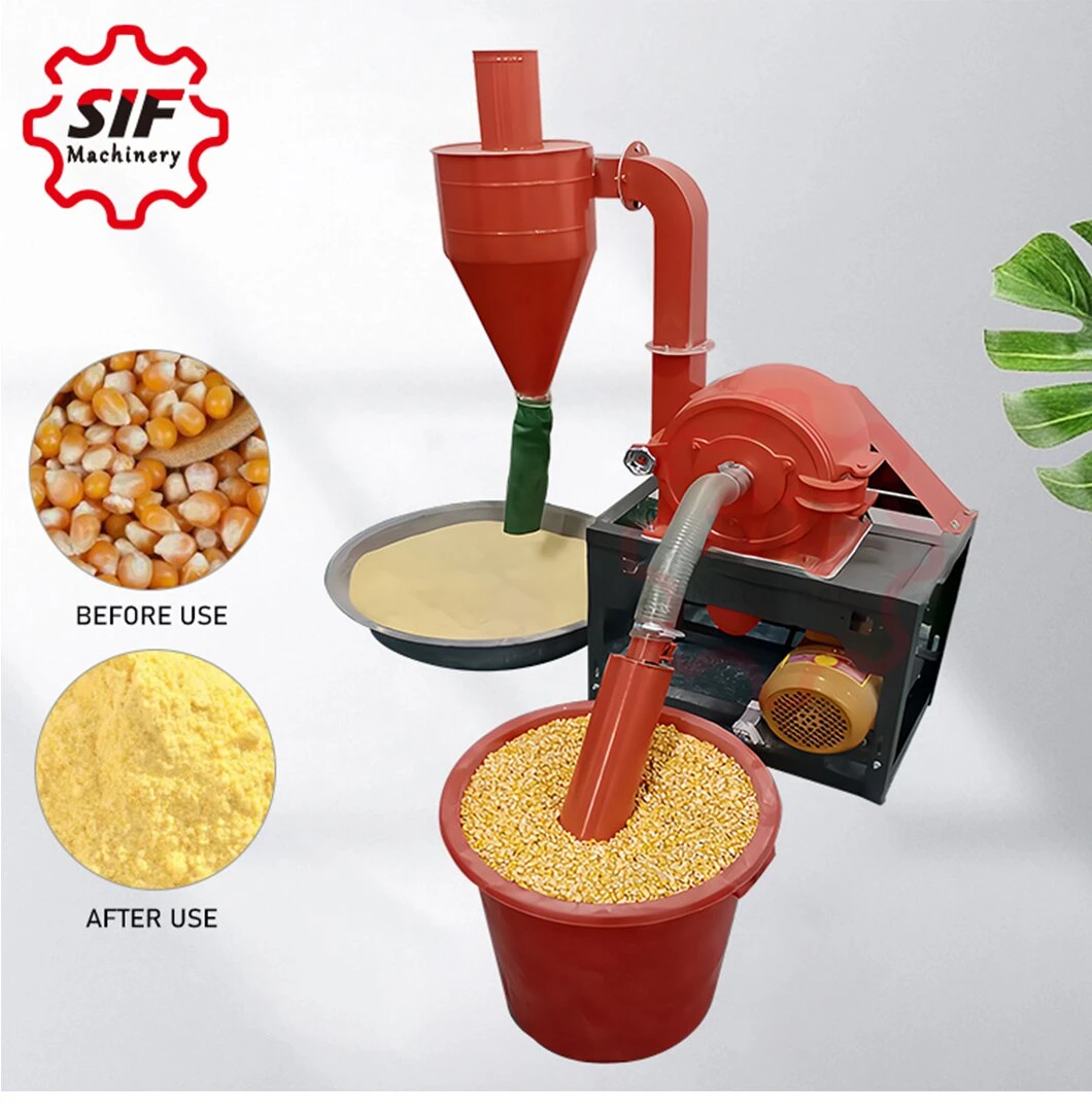 Sif Grain Grinding Machine for Sale Small Poultry Feed Hammer Mill