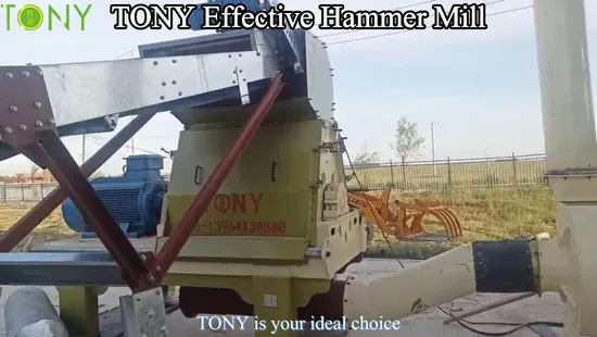Sg High Efficiency Wood Crushing Hammer Mill