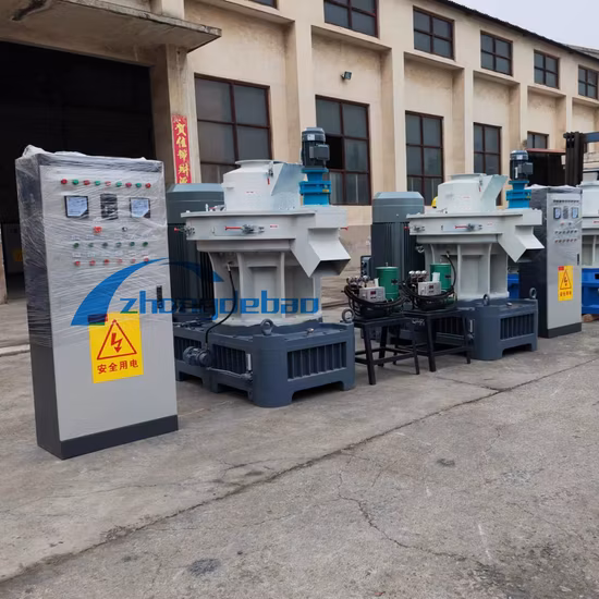 132kw 2 Ton/Hour Vertical Ring Die Big Capacity Industry Using Biomass Pelletizing Wood Pellet Press Making Pelletizer Mill Machine