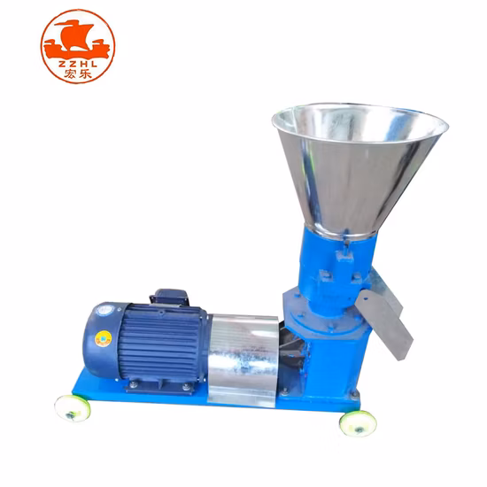 Hot Sale Ring Die Pelleter Mill Extruder Flat Model Pellet Feed Particles Machine