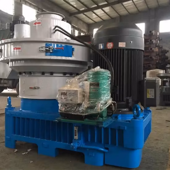 Ring Die Pelletizer 560 760 860 Model Rice Husk Straw Sawdust Biomass Wood Pellet Mill/Machine for Wheat Straw Coconut Palm Leaf Briquette Pelletizing