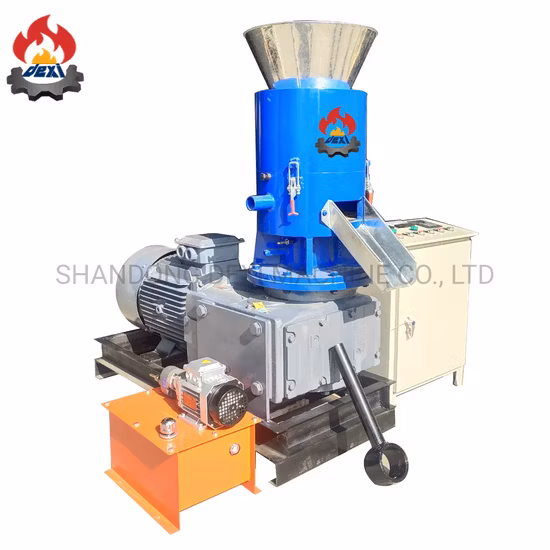 1 Year Warranty Wood Chip Biomass Straw Mini Pellet Flat Die Small Scale Wood Pellet Mill Feed Processing Machine