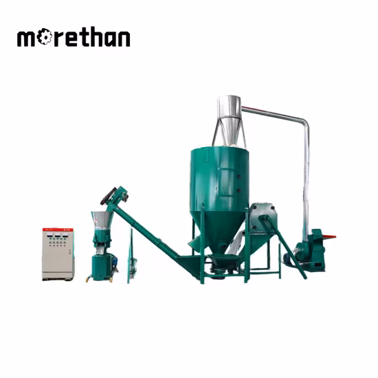 2022 New Design Chicken Livestock Goat Animal Poultry Feed Pellet Making Machine Pig Animal Feed Granulator Machine Biomass Fuel Wood Pellet Production Line
