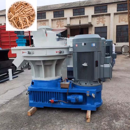 Best Price of Wood or Sawdust etc. Biomass Gear Drive Ring Die Pellet Press Machine with CE Certification