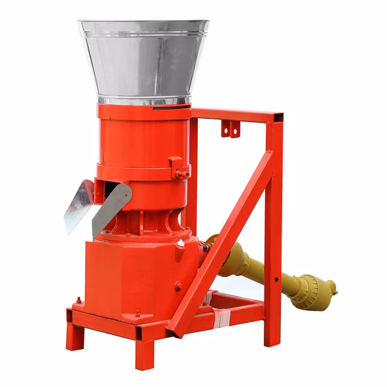 Roller Driven Wood Pellet Press Biomass Pellet Making Machine for Home Use