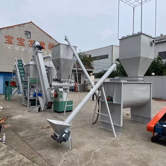 Poultry Chicken Cattle Cattle Fish Feed Pellet Line for Animal Feed Production